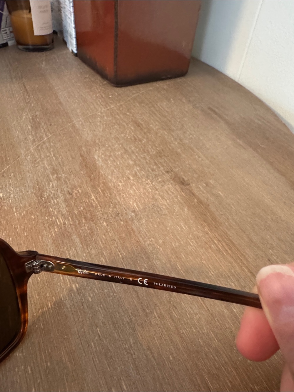 Ray-Ban Brown Tortoiseshell Polarized Sunglasses - Picture 6 of 6